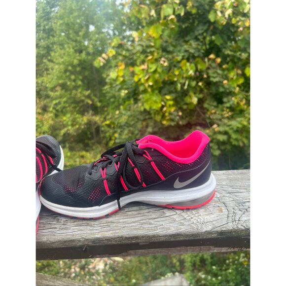 Nike Air Max Dynasty (GS) Black/Metallic Silver/Hypr Pink-Wolf Gray  Sz 6.5 8202 - Picture 5 of 8